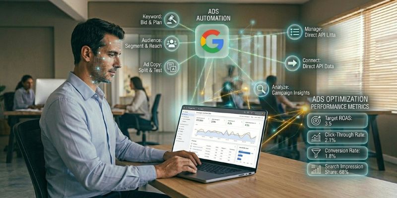 Google Ads automation IA